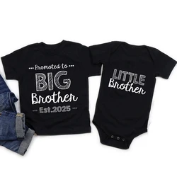 Camisetas a juego para hermano mayor y bebé - Anuncio 2025 promocional