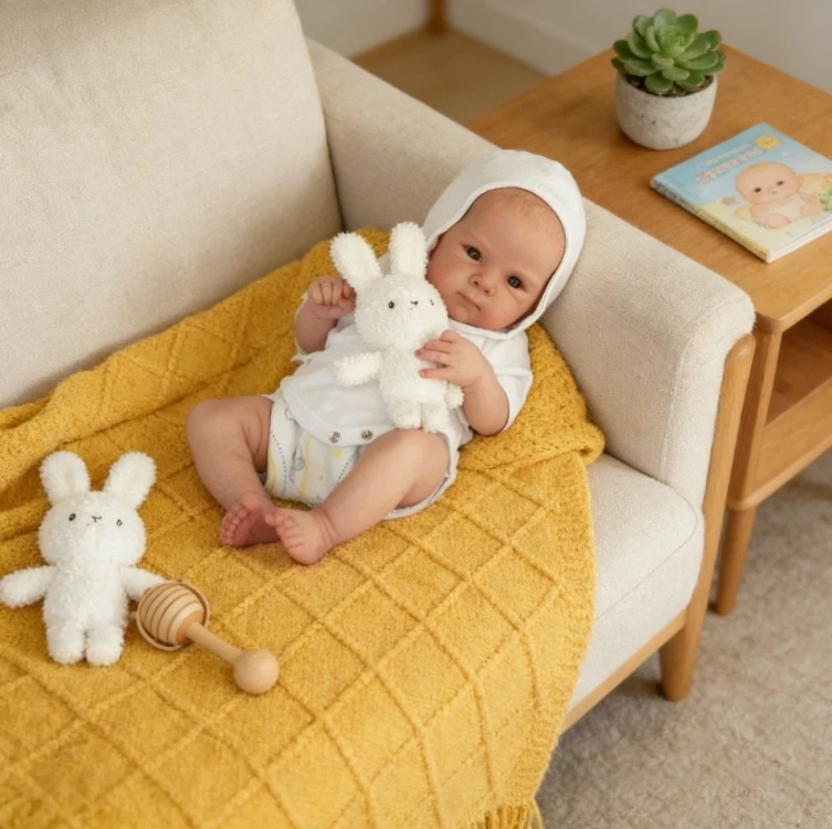 NPK Bettie Reborn, muñeca de piel realista y pelo suave - imagen 5