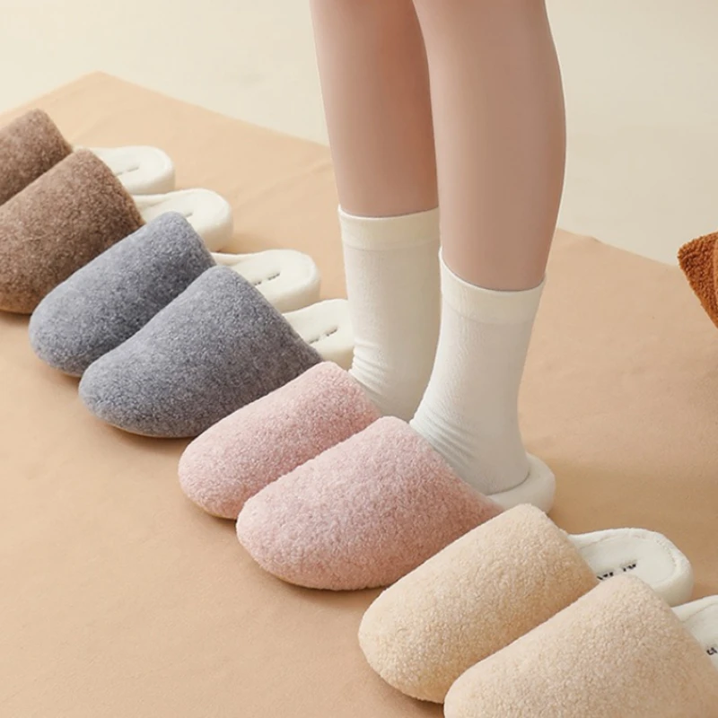 Pantuflas invierno bebé – Algodón afelpado antideslizante - imagen 4