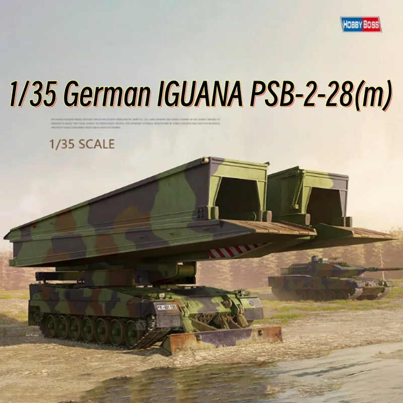 Modelo a escala 1/35 del vehículo alemán IGUANA con detalles de bogies y suspensión