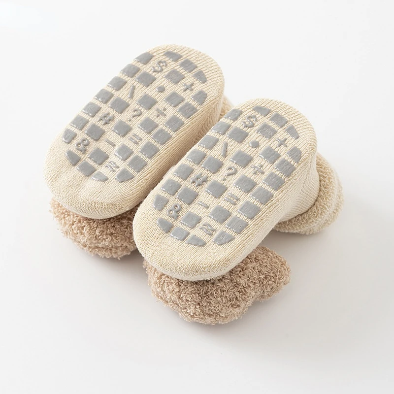 Calcetines gruesos de algodón suave antideslizantes para bebés y niños - imagen 5