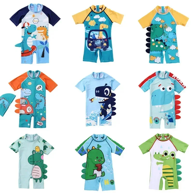 Bañador infantil de una pieza secado rápido con protección solar - imagen 4
