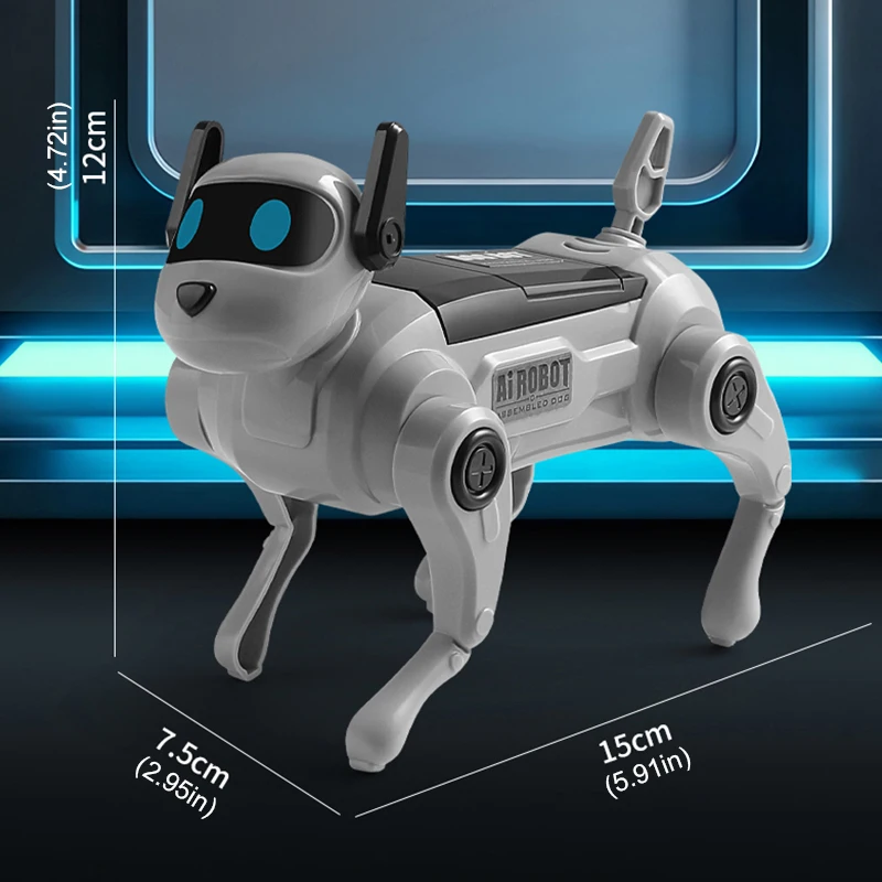 Perro robot educativo DIY para armar: canta, baila y camina - imagen 3