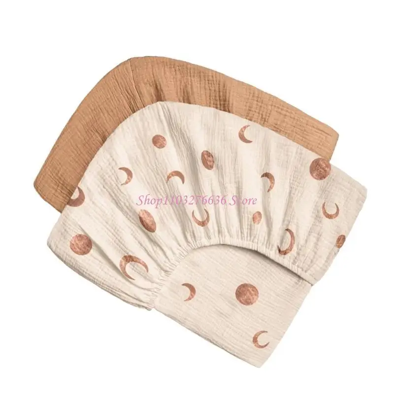 Sábana ajustable para cuna de bebé con tejido suave extraíble