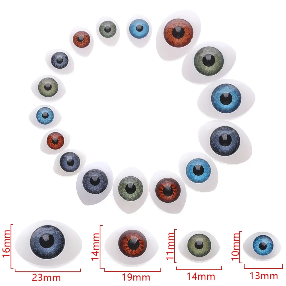 Ojos de seguridad ovalados para muñecas artesanales infantiles - imagen 5