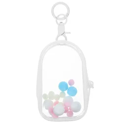 Bolsa impermeable transparente de PVC con cremallera para accesorios