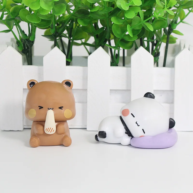 Figuras decorativas Bubu Dudu de osito panda para niños - imagen 4