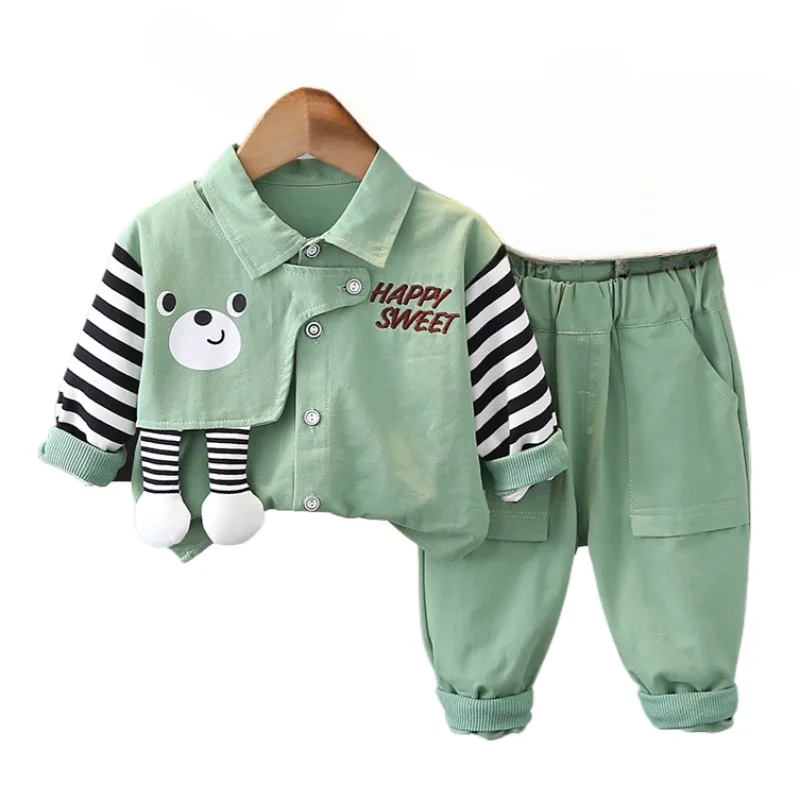 Conjunto de otoño para bebé niño: Chaqueta y chándal - imagen 4
