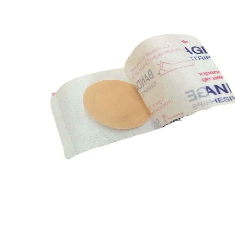 Apósitos adhesivos redondos color piel para heridas niños adultos - imagen 4