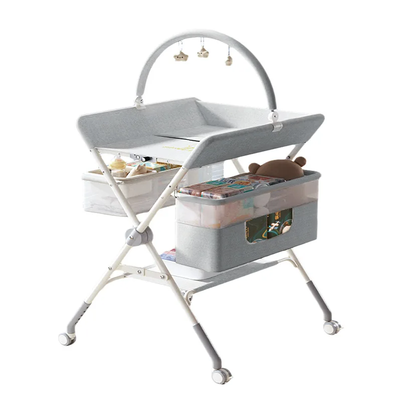 Cambiador de baño ajustable plegable para recién nacidos y bebés - imagen 2