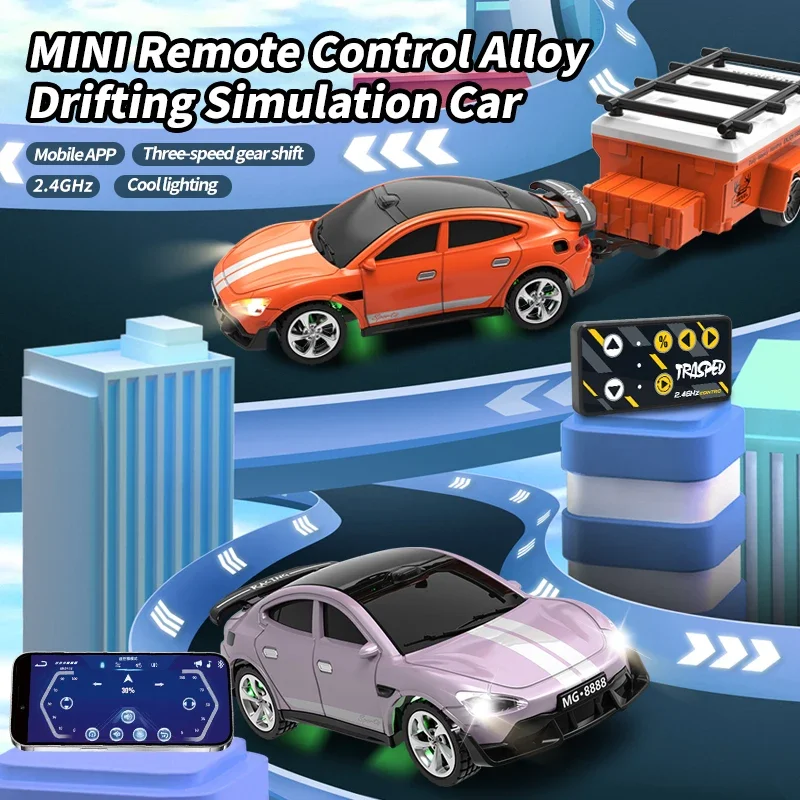Mini coche teledirigido drift para niños, vehículo de mesa - imagen 2