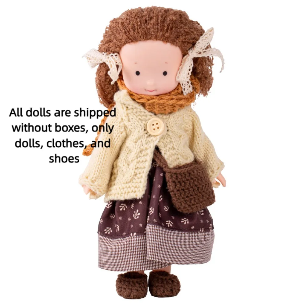 Muñeca Waldorf de peluche suave, hecha a mano para niños - imagen 5