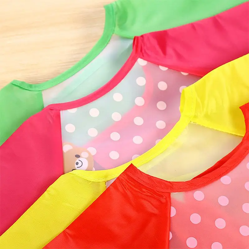 Babero impermeable de manga larga para bebé y niño - imagen 2