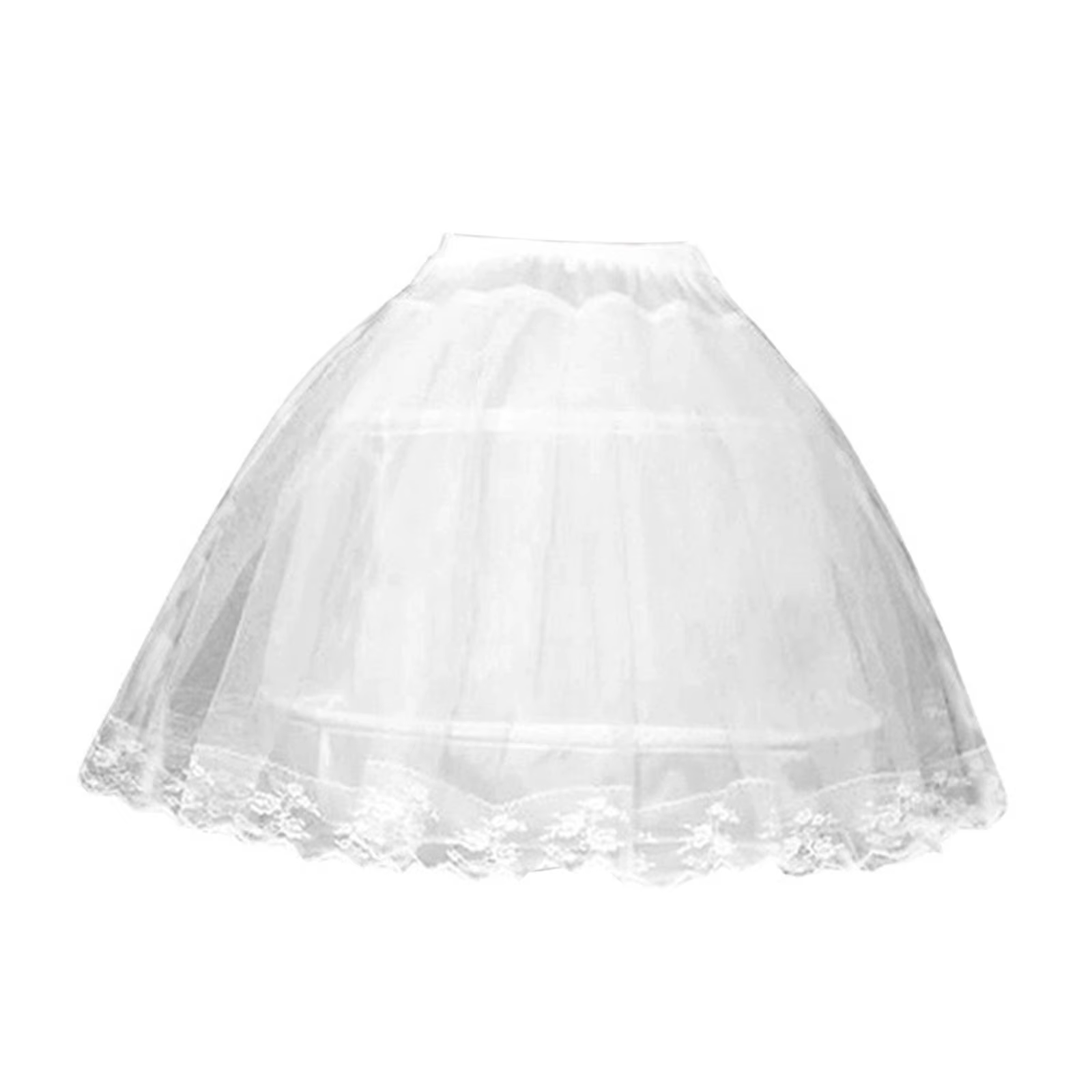 Enagua de crinolina para niña – voluminosa en bodas y fiestas - imagen 3