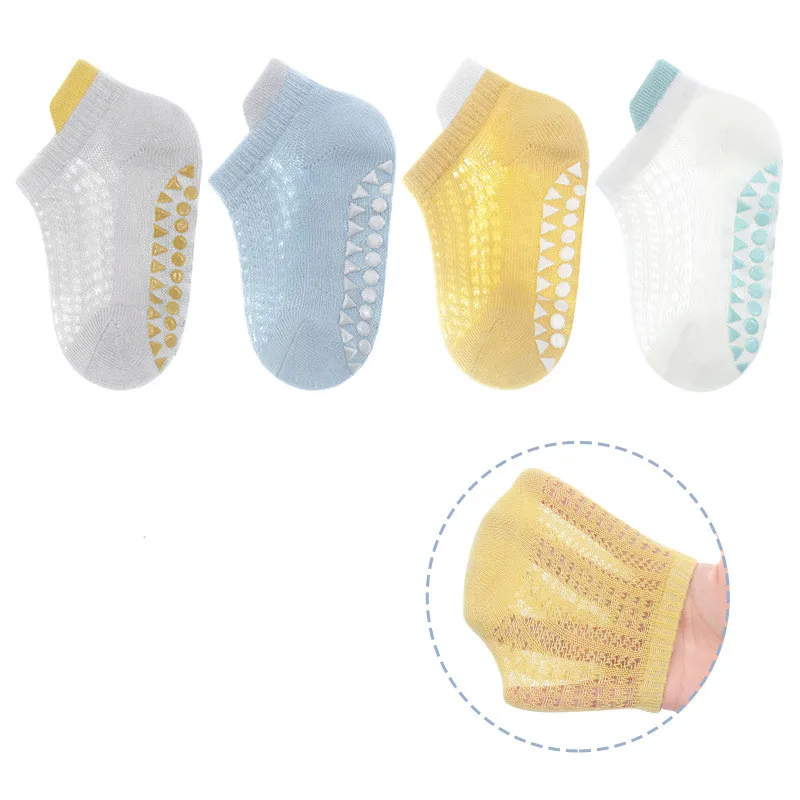 Lawadka calcetines finos de malla antideslizantes para niño y niña - imagen 4