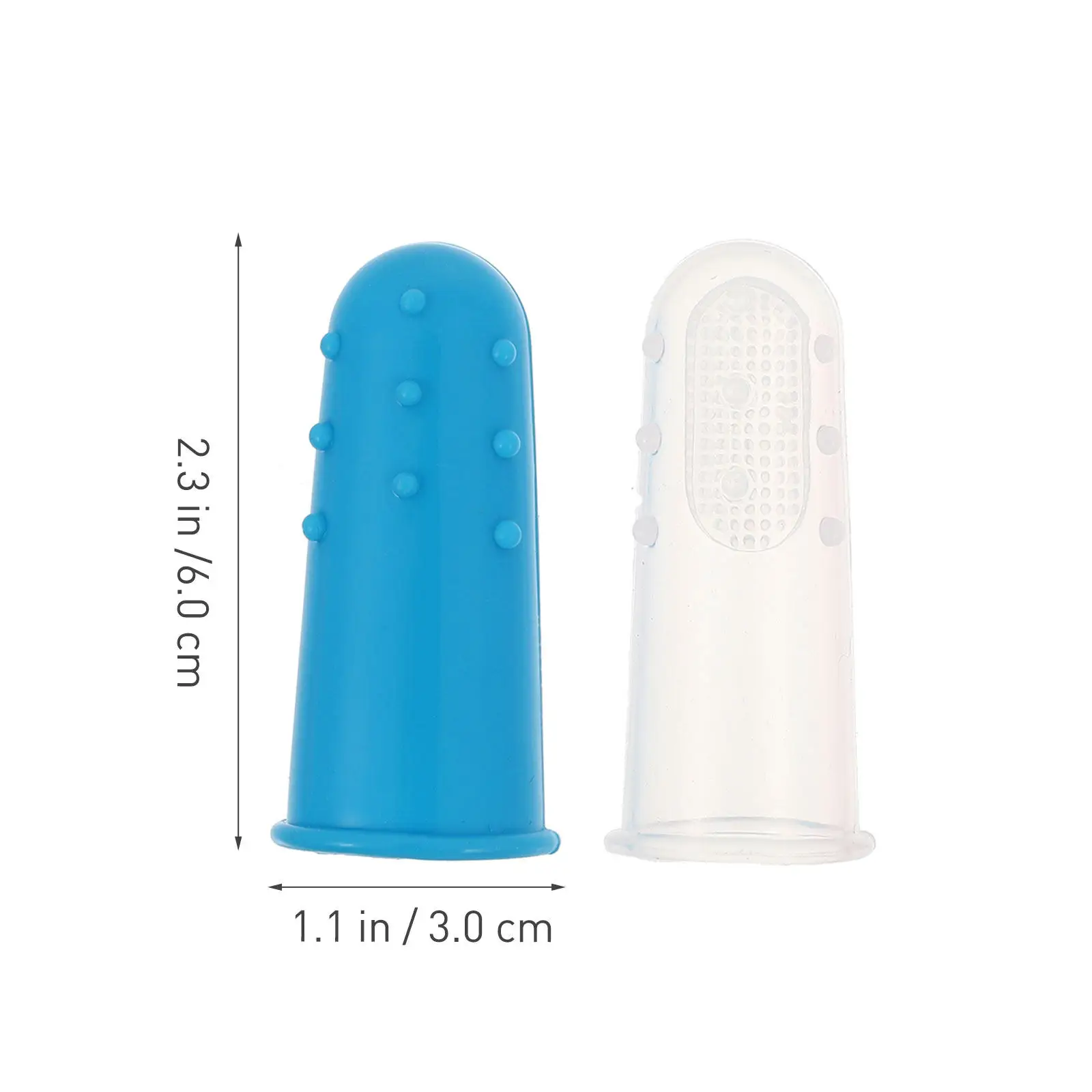 Cepillo dental de silicona suave para bebé, higiene bucal portátil - imagen 2