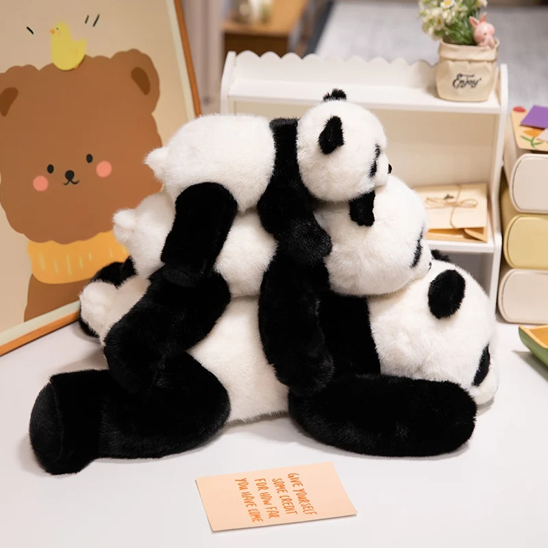 Peluche panda suave tipo almohada para niños, regalo infantil
