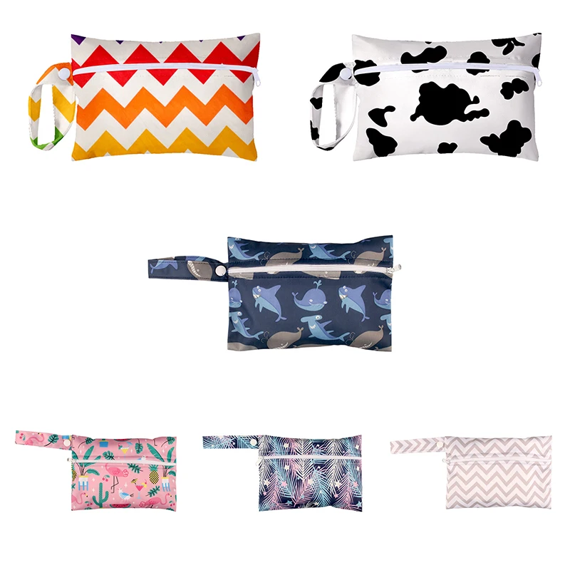Bolsa húmeda reutilizable lavable para pañales y toallas sin pilling