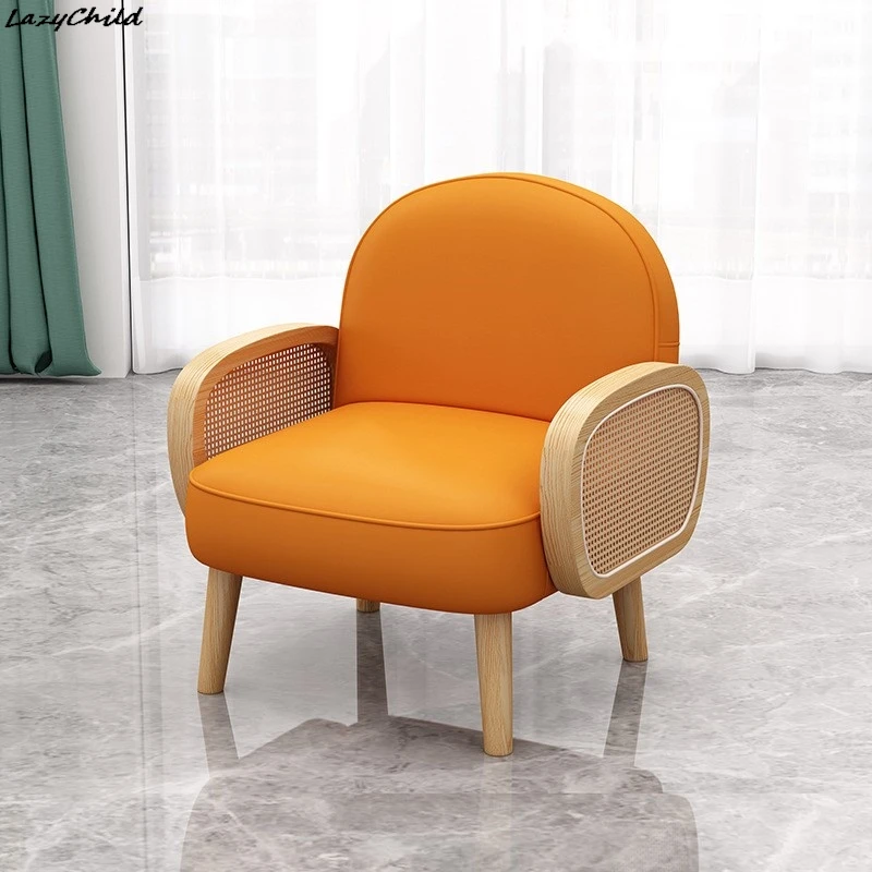 Lazychild minisofá infantil de tela roja para habitación - imagen 3