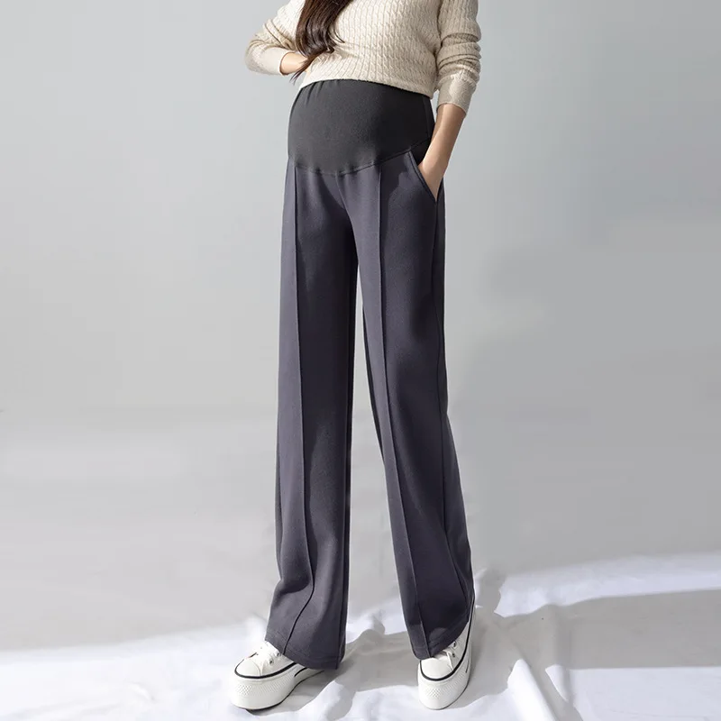 Pantalones de maternidad rectos para primavera y otoño – oficina - imagen 4
