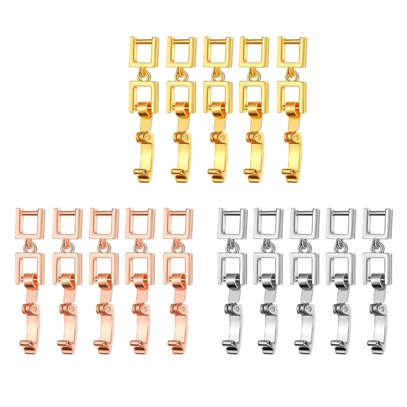 Extensores plegables de aleación en acabados oro y plata
