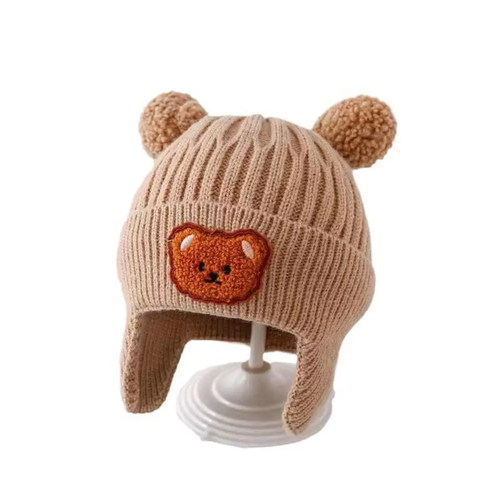 Gorro de punto con orejas de oso para bebé – Cálido invierno - imagen 2