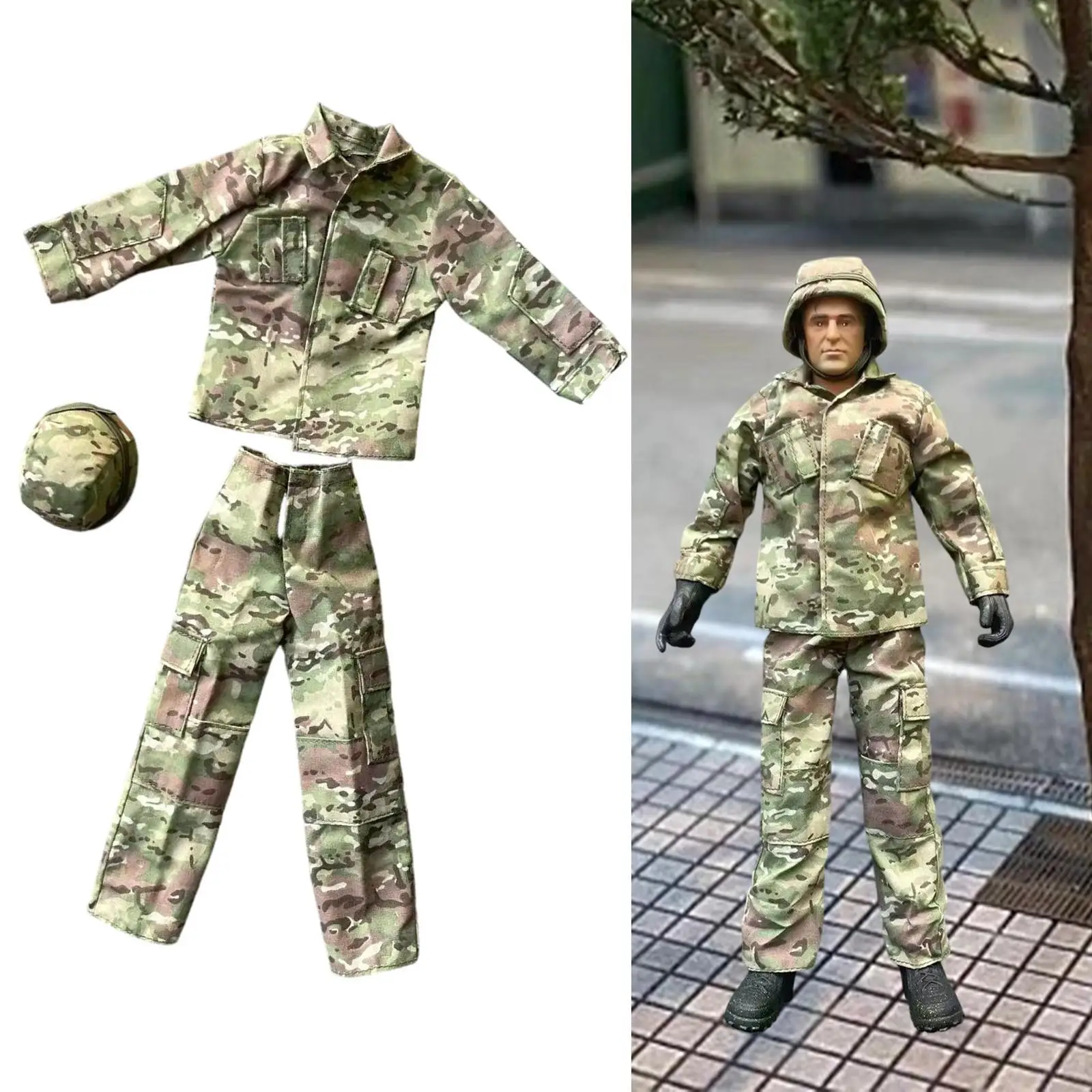 Disfraz para muñecos de acción con chaqueta y pantalones - imagen 4