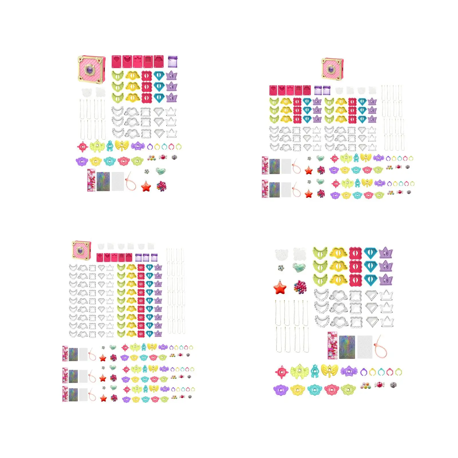 Set de joyería infantil para niñas: kit de manualidades