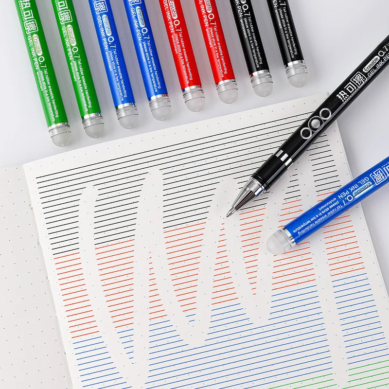 Bolígrafo borrable al calor punta bala gel colores escritura suave - imagen 5