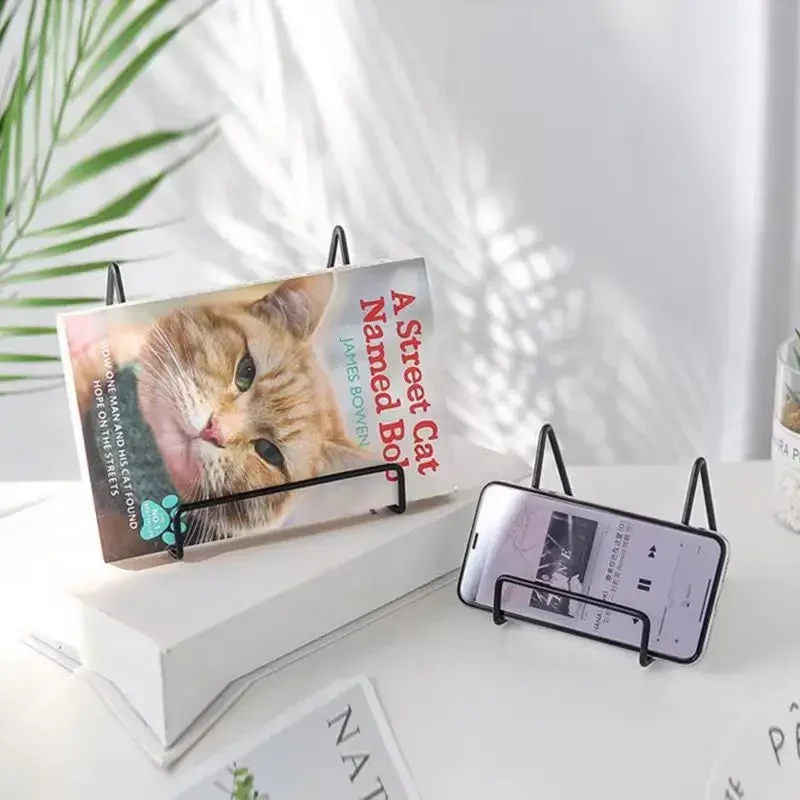 Soporte decorativo infantil de oro rosa para fotos y libros - imagen 5
