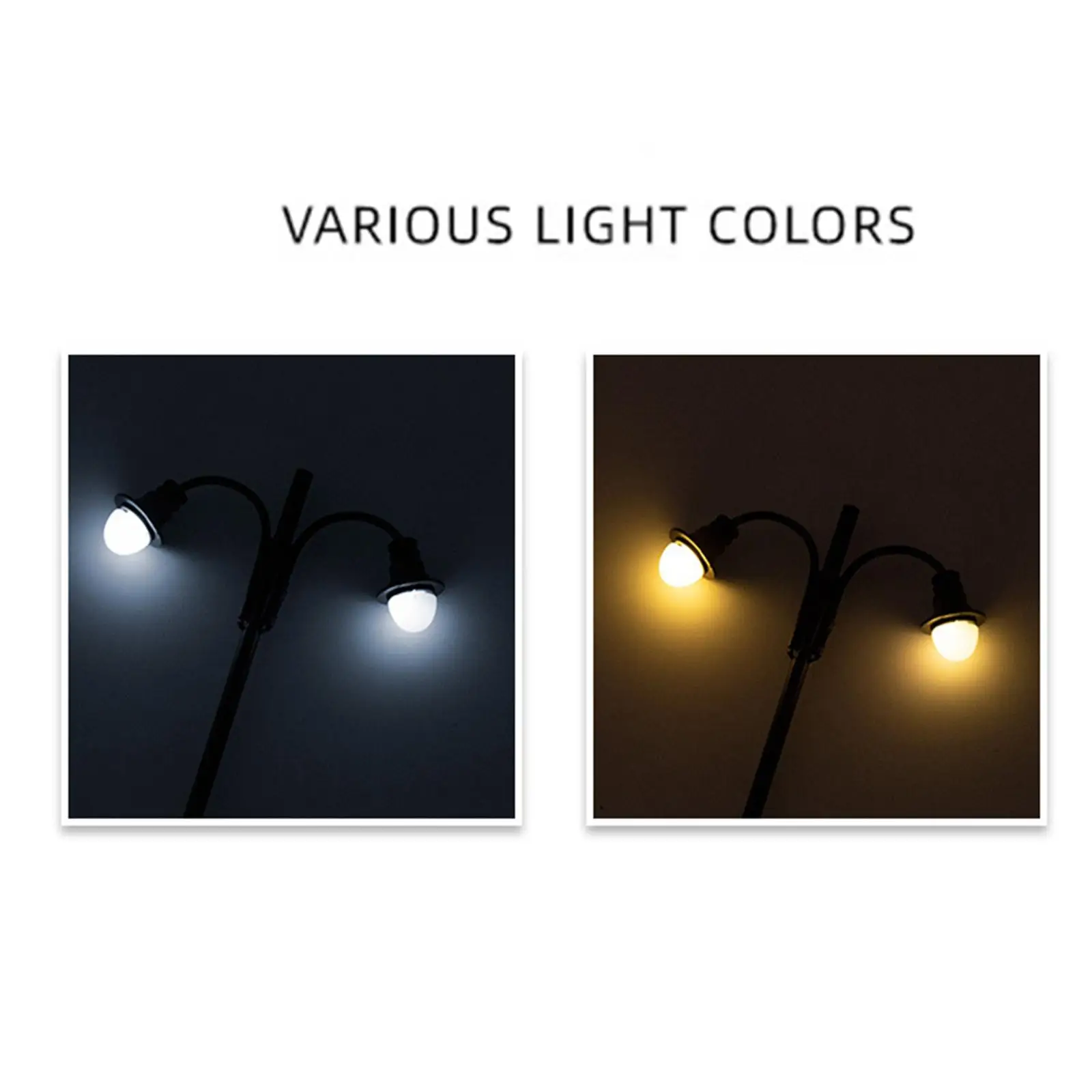 Farola LED miniatura para casa y jardín, estilo realista - imagen 2