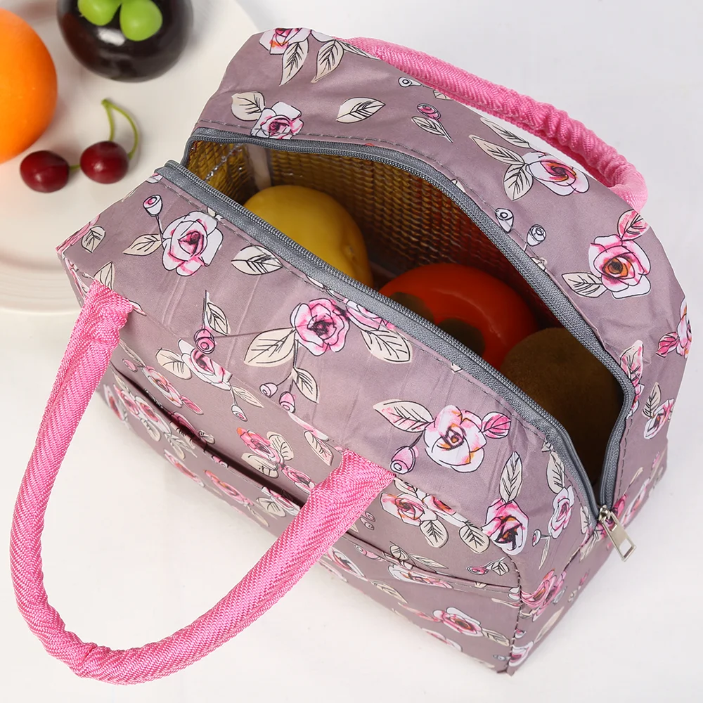 Fiambrera térmica con bolsa de almuerzo infantil para picnic escolar