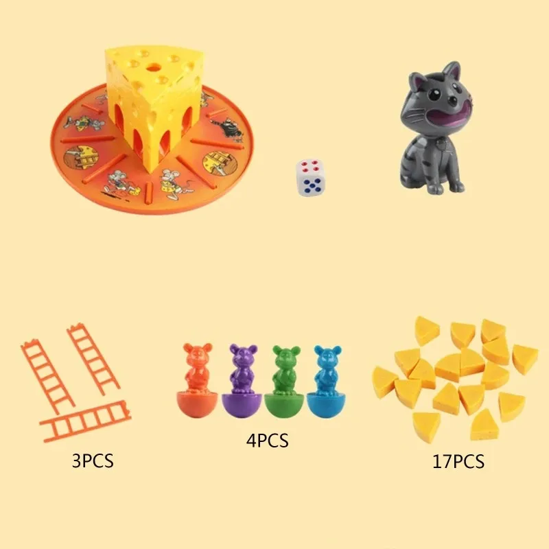 Juego de mesa interactivo Batalla de queso para niños y familias - imagen 4