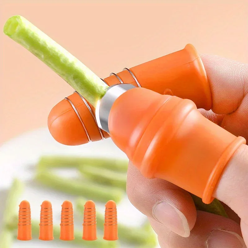 Set de cocina infantil 5 piezas: cuchillo pelador y picador - imagen 4