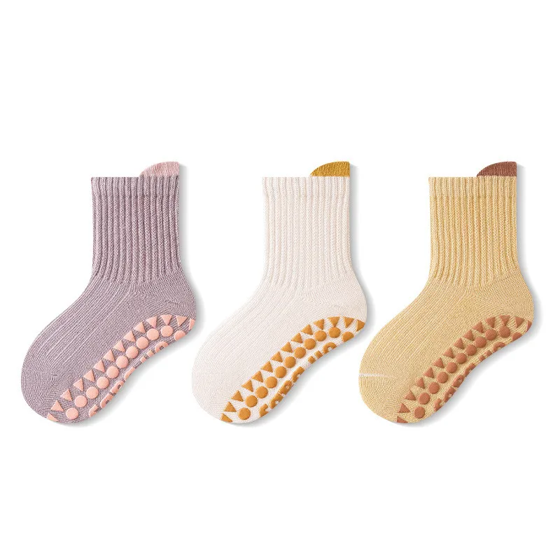 Lawadka Calcetines Algodón Antideslizantes para Niños