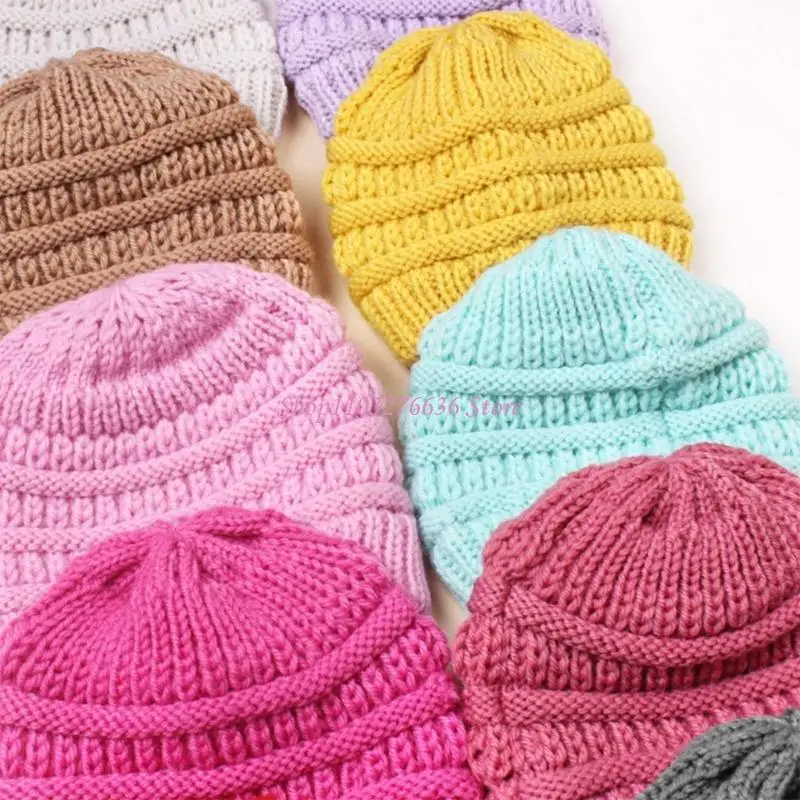 Sombrero boina de punto para recién nacido niñas y niños - imagen 2
