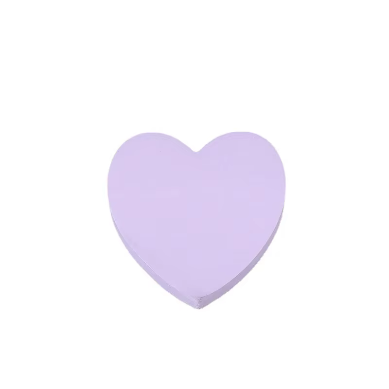 Bloc de notas corazón color sólido para estudiantes creativos - imagen 2