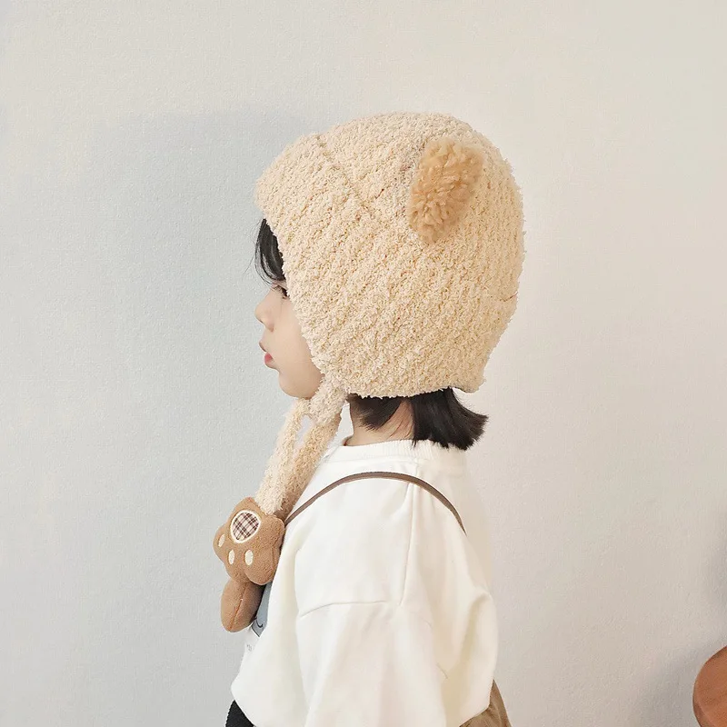 Gorro infantil listo para el invierno