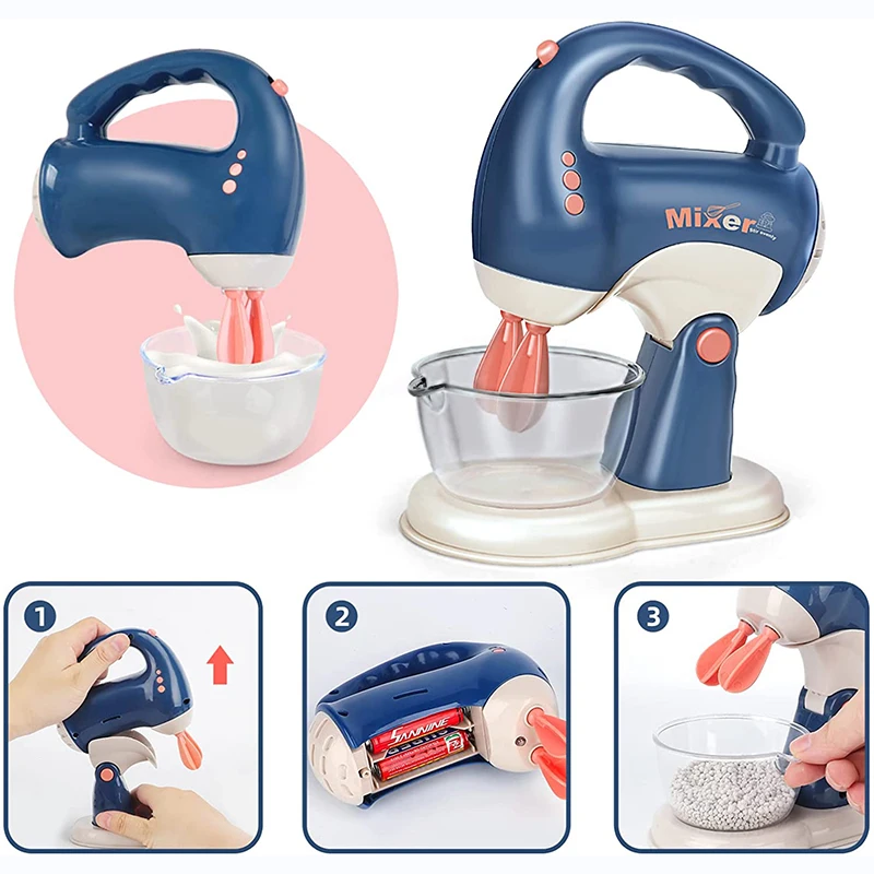 Cocina de juguete infantil con cafetera, licuadora y tostadora - imagen 5