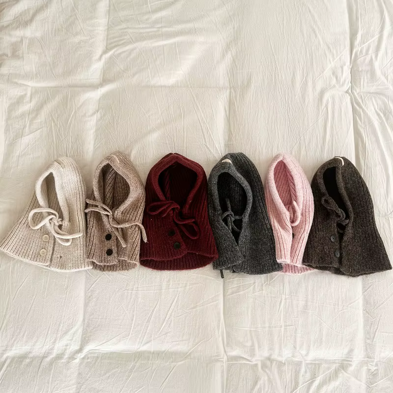Gorro infantil coreano con protección de orejas y cuello - imagen 4