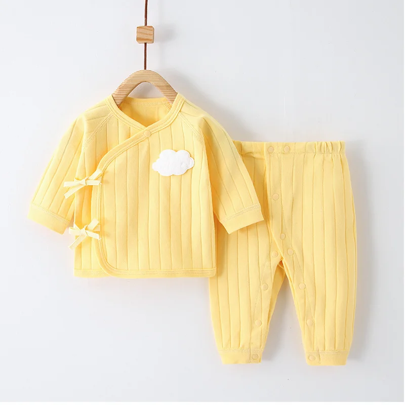 Conjunto bebé recién nacido niña – camiseta manga larga y pantalón - imagen 3