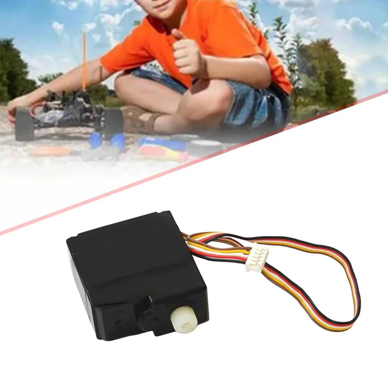 Servo de dirección RC para coche radiocontrol, repuesto DIY flexible - imagen 3