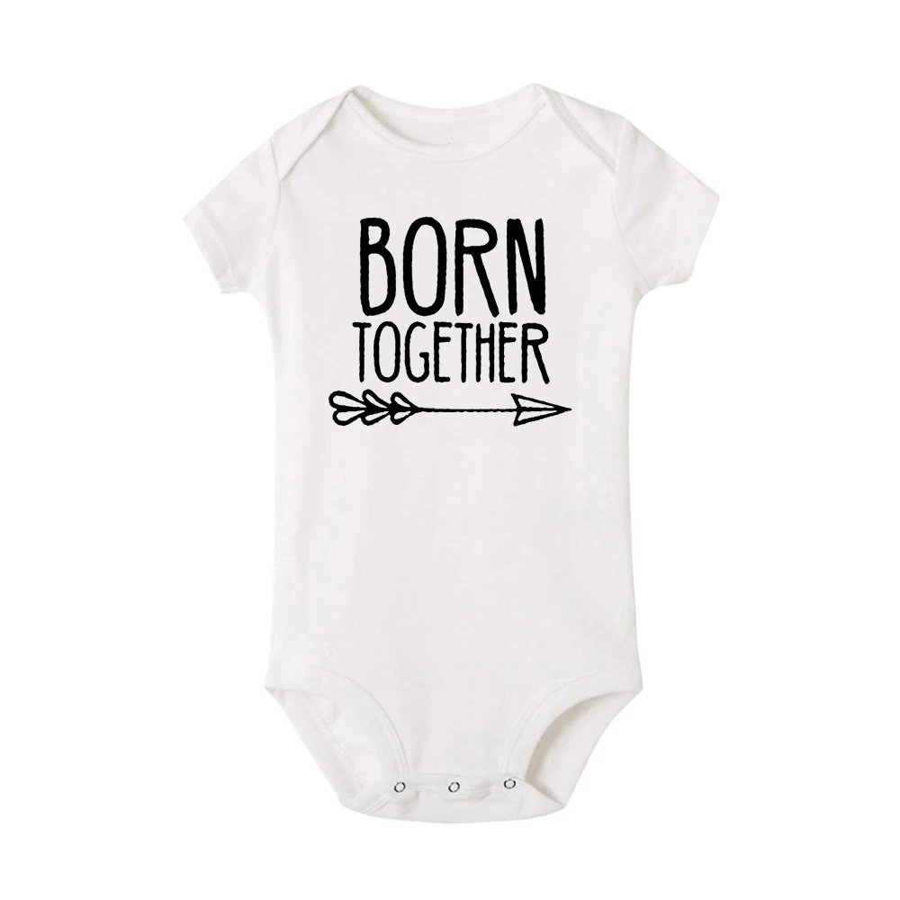 Born Together Body gemelos mejores amigos siempre verano gemelos niñas niños - imagen 3