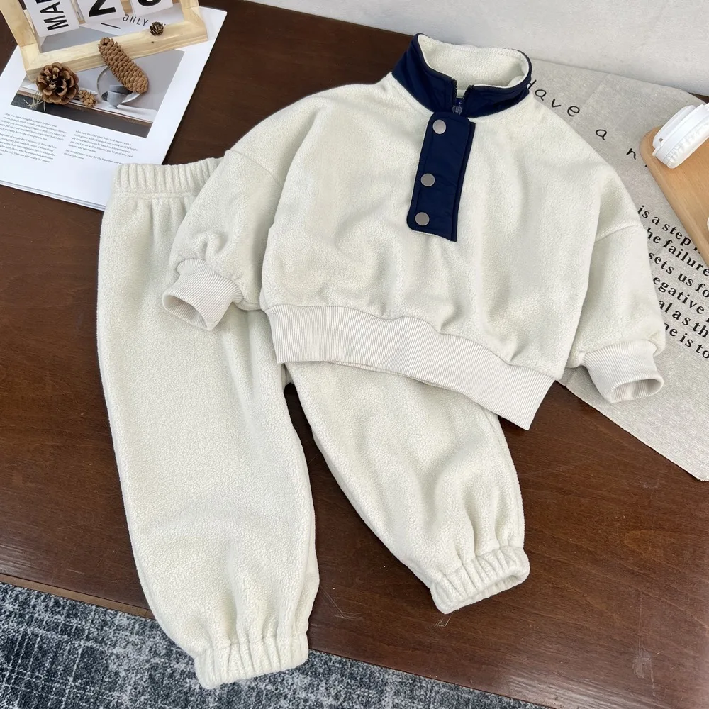 Conjunto de lana invierno niños – Sudadera y pants