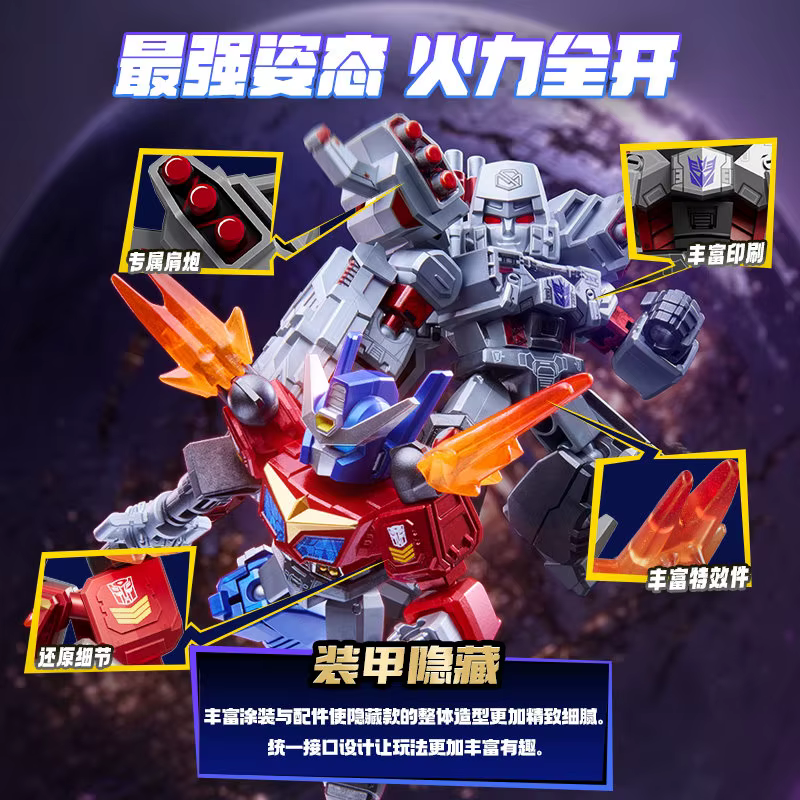 Blokees Figura Transformers Megatron – Juguete transformable para niños - imagen 4