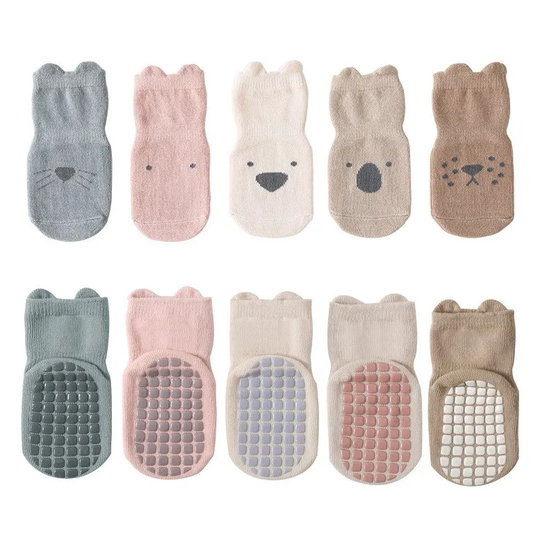 Lawadka Calcetines de algodón con dibujos – antideslizantes para niños