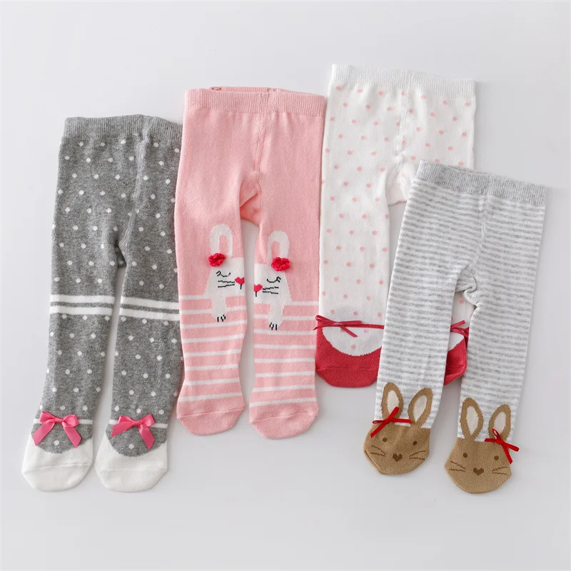 Pantimedias estampadas de algodón para bebé niña - Primavera - imagen 3