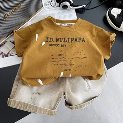 Conjunto de bebé de verano: camiseta y pantalón corto