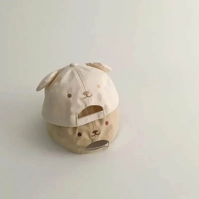 Gorra bebé oso de dibujos animados con visera solar ajustable - imagen 4