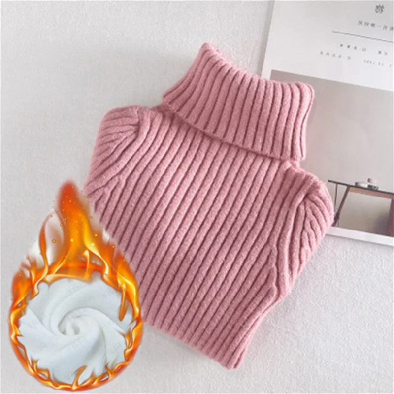 Jersey de lana de punto grueso con cuello alto para invierno - imagen 5